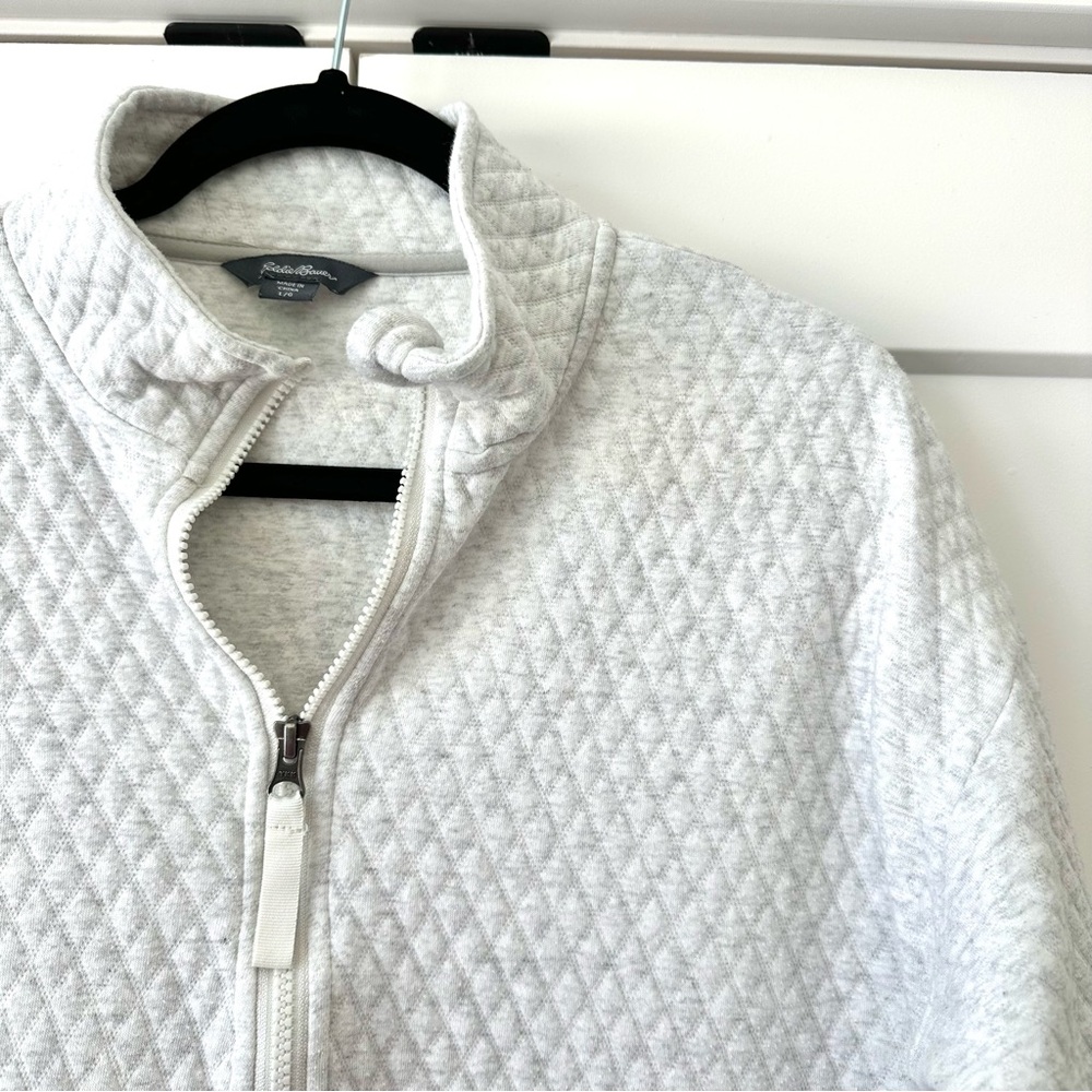 Eddie Bauer Quilted Half-Zip Pullover - Picture 2 of 5